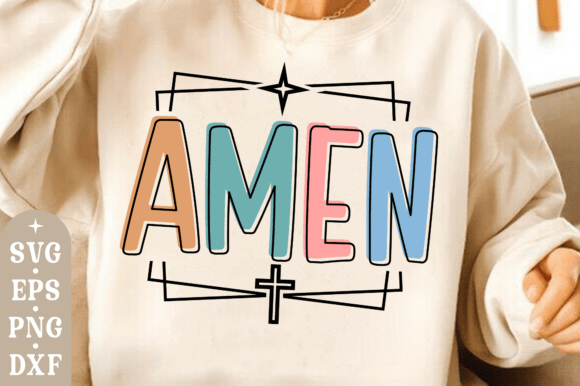 Christian Graphics for T-Shirt Designs: Amen Svg, Bible Verse Png