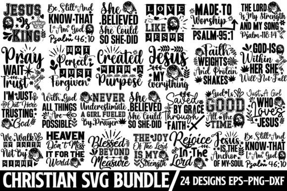 Christian SVG Bundle: A Versatile Design for Faithful Creations