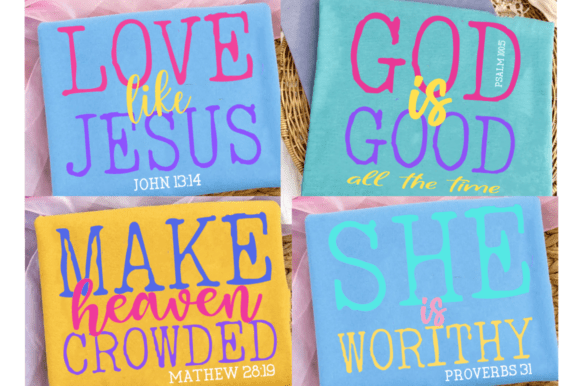 Christian SVG Bundle: Perfect for T-Shirt Designs & Graphics