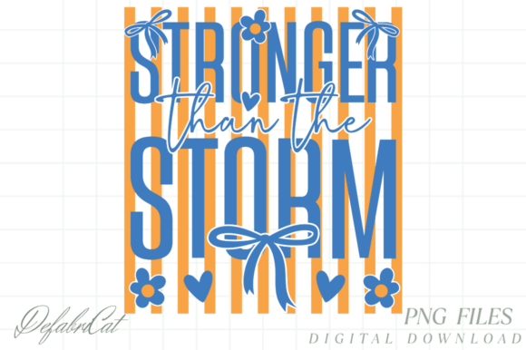 Christian SVG Stronger Than the Storm: A T-Shirt Design Gem