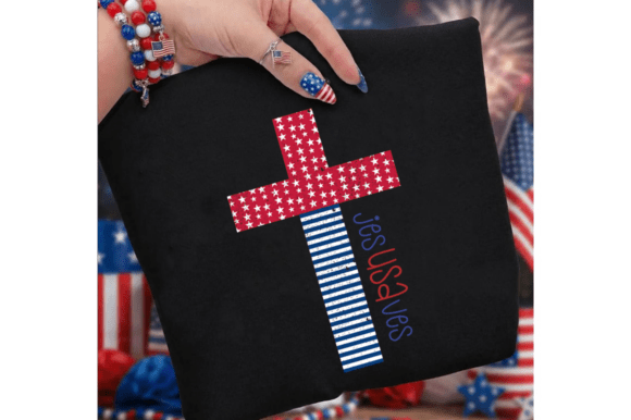 Floral 4th of July SVG, Jesus Christian T-Shirt Designs