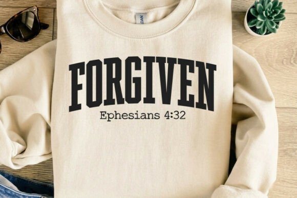 Forgiven Christian Bible Verse Tshirt: A Graphics Gem