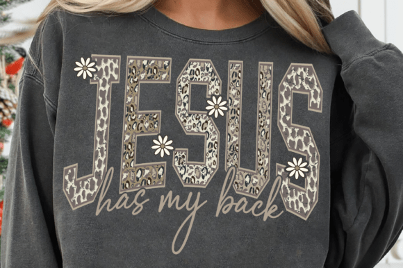 Jesus Has My Back SVG: A Versatile Graphic for T-Shirt Designs