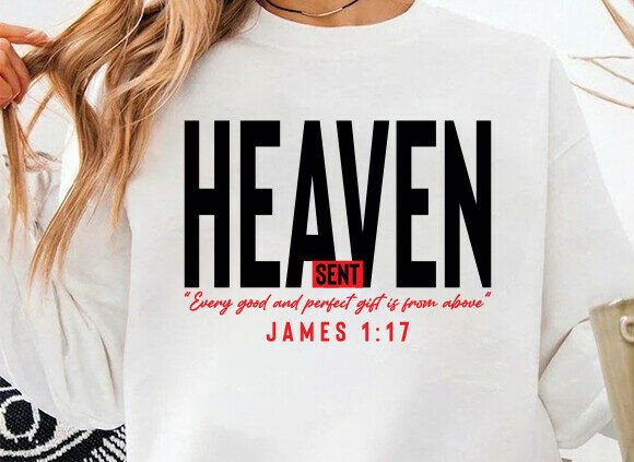 Jesus Png, Heaven Sent Png: Ideal for T-Shirt Designs