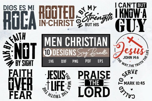 Men Christian Svg Bundle: A Versatile Graphics Tool for T-Shirt Designs