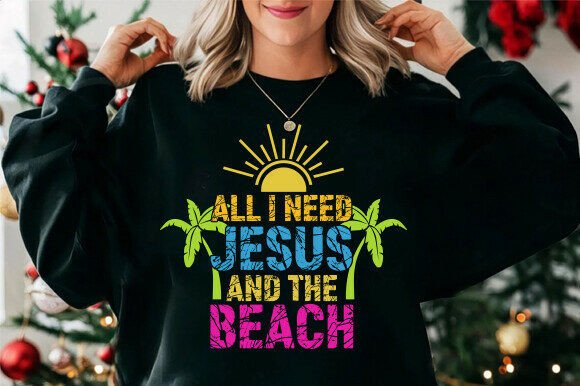 Review: All I Need is Jesus and the Beach PNG for T-Shirt Designs