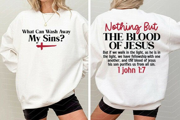 Stunning Bible Verse Png, Jesus Quote Png for T-Shirt Designs