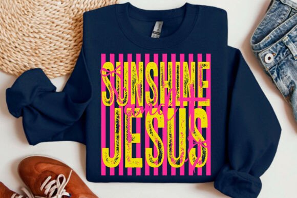 Sunshine and Jesus PNG, Leopard Stripe: A Versatile Graphic for T-Shirt Designs