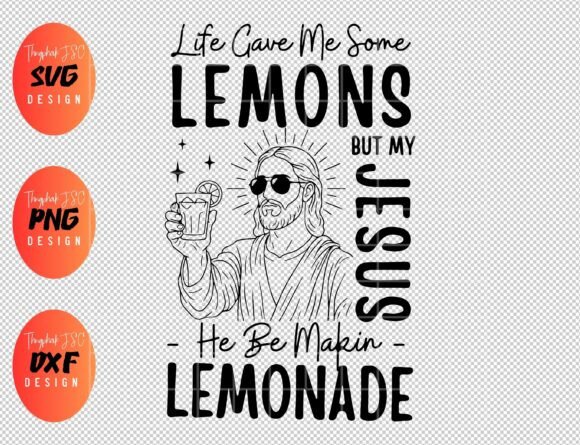 When Life Gives You Lemons Jesus Svg: A Faithful Twist